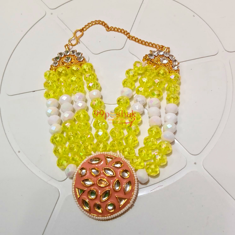 Laddu Gopal Yellow Pearl Mala