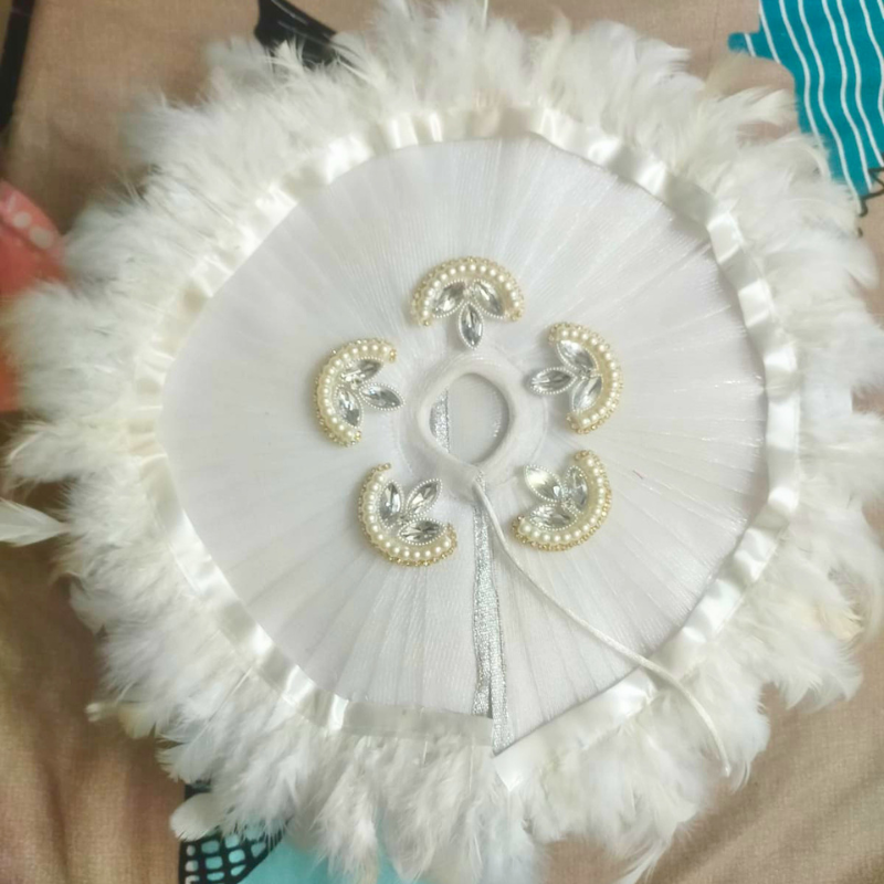 Laddu Gopal New Dress Design White Janmashtami