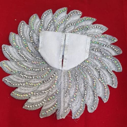 Silver Feather Style Laddu Gopal Poshak