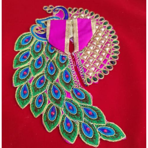 Royal Peacock Feather Laddu Gopal Poshak