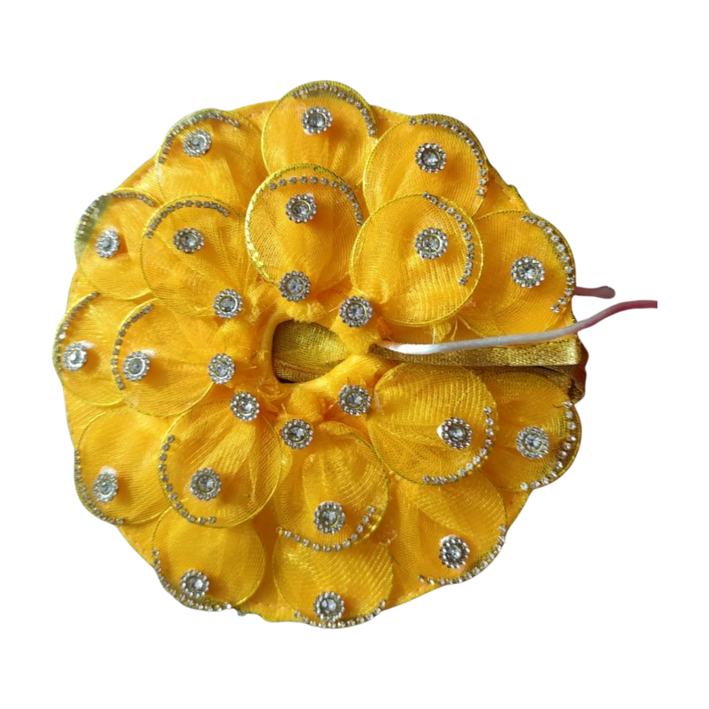 Janmashtmi special Yellow Heavy Poshak with Pagdi for Laddu Gopal ji