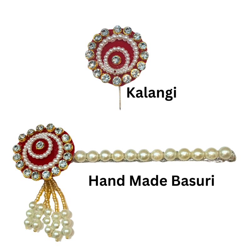 Laddu Gopal Handmade Kalangi and Bansuri by 99poshak