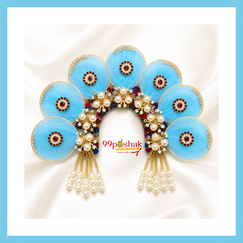 Laddu Gopal Janmashtami Chandrika Handmade Ring and Latkan