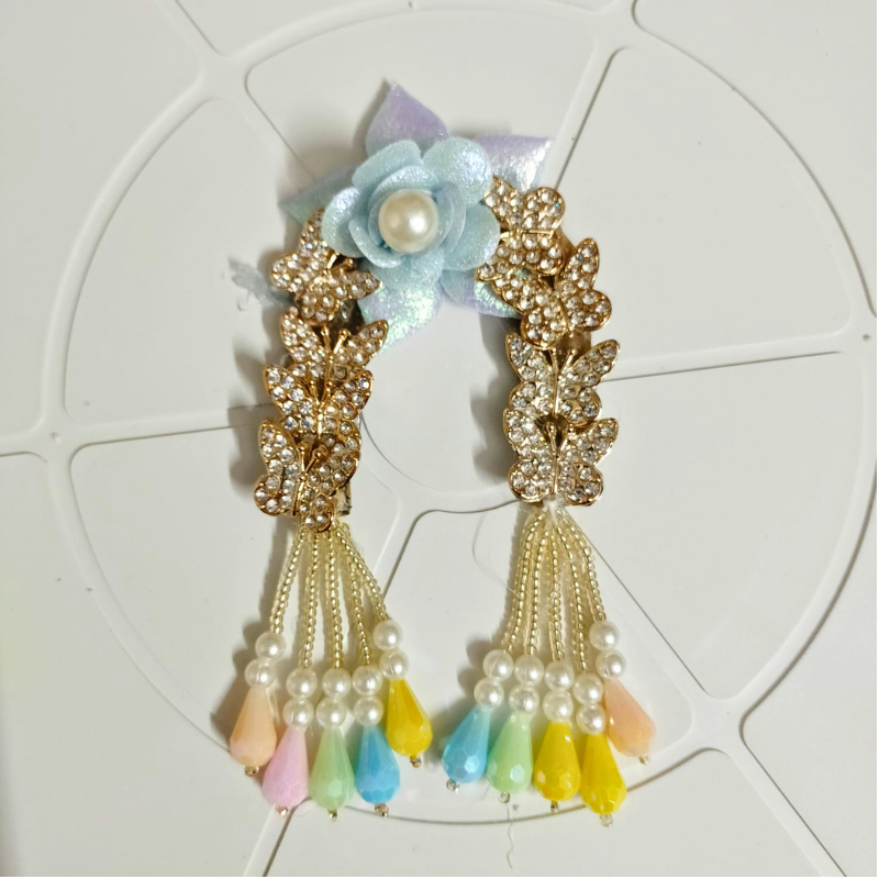 Decorative Thakur Ji Handmade Chandrika for Krishna Shringar