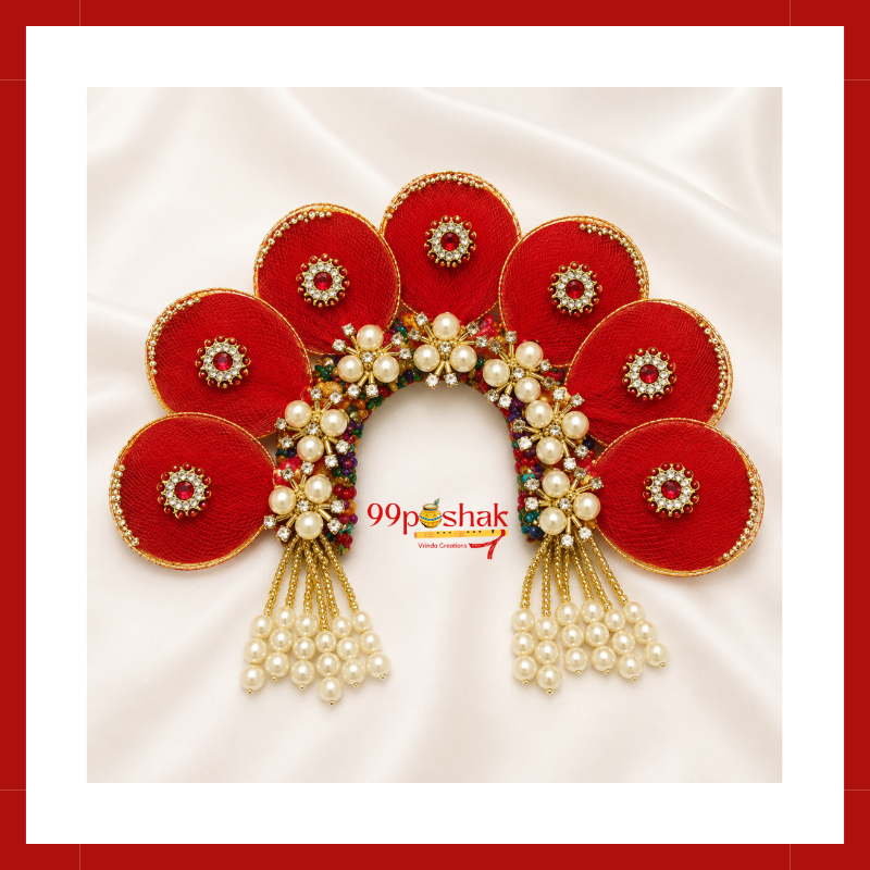 Laddu Gopal Janmashtami Chandrika Handmade Ring and Latkan