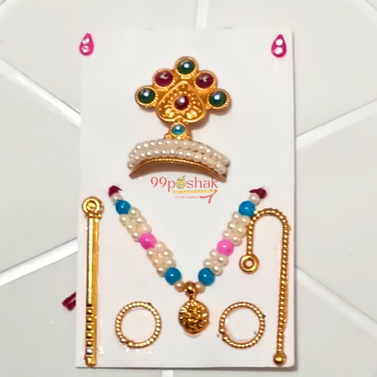 Laddu Gopal Premium Mala | Elegant Handmade Necklace for Kanha Ji, Thakur Ji & Krishna Ji