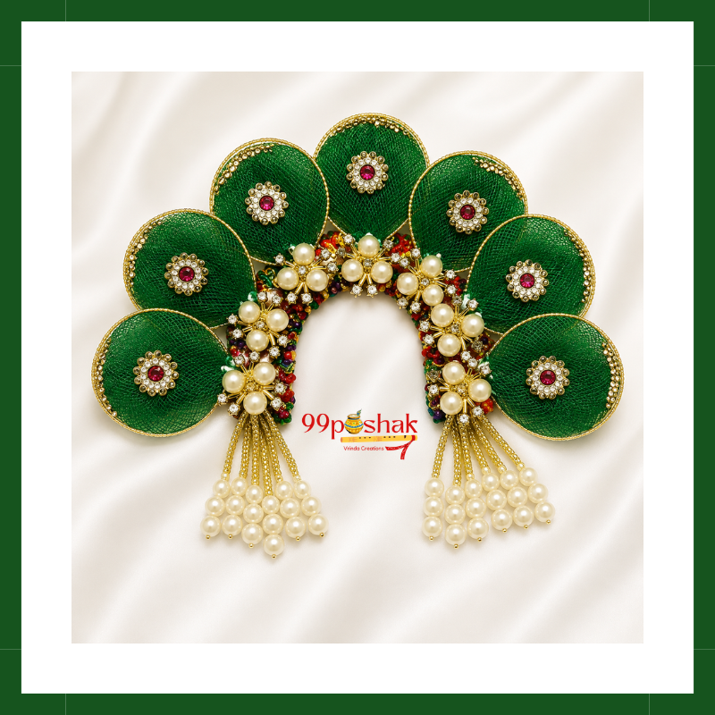 Laddu Gopal Janmashtami Chandrika Handmade Ring and Latkan