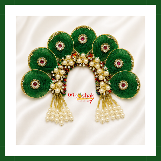Laddu Gopal Janmashtami Chandrika Handmade Ring and Latkan