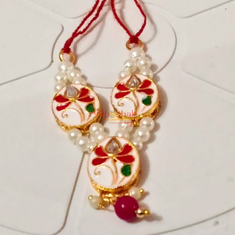 Radha Rani Krishna Ji Mala | Beautiful Handmade Necklace for Radhashtami, Janmashtami & Pooja Shringar