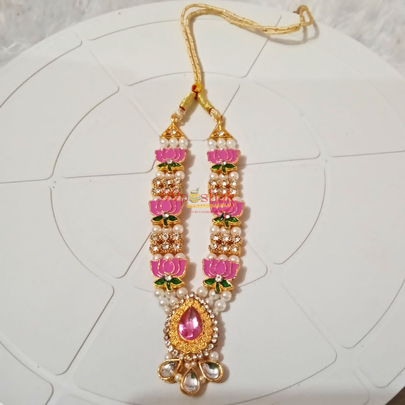 Krishna Ji Handmade Mala | Premium Laddu Gopal Necklace for Daily & Festive Shringar
