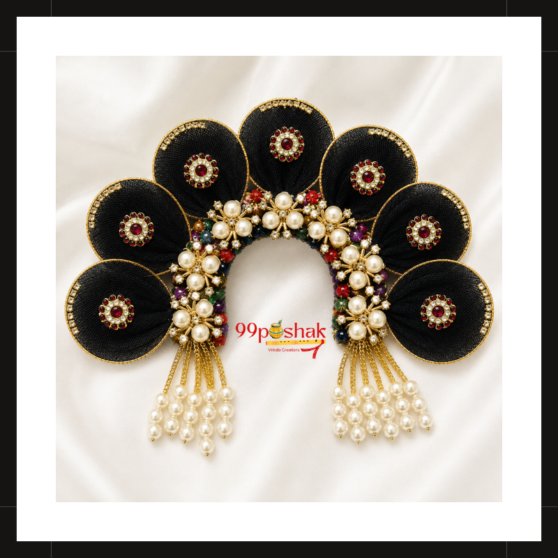 Laddu Gopal Janmashtami Chandrika Handmade Ring and Latkan