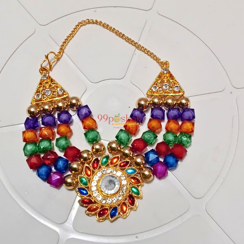 Laddu Gopal Multicolor Pearl Mala