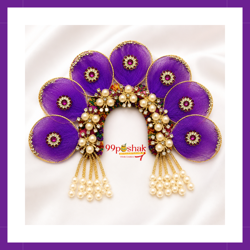 Laddu Gopal Janmashtami Chandrika Handmade Ring and Latkan