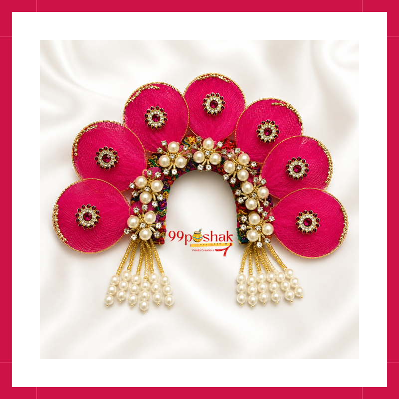 Laddu Gopal Janmashtami Chandrika Handmade Ring and Latkan