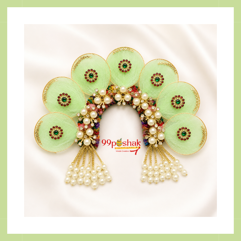 Laddu Gopal Janmashtami Chandrika Handmade Ring and Latkan