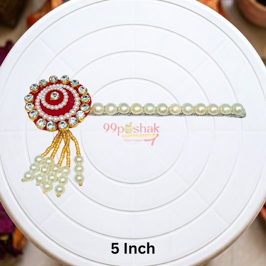 Golden Stick Laddu Gopal Bansuri for Thakur Ji Pooja Decoration