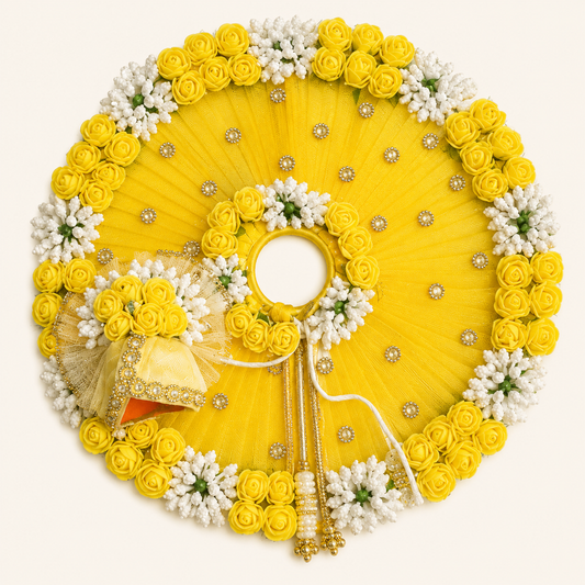 Janmashtami Special Laddu Gopal Poshak | Premium Handmade Kanha Ji Dress for Krishna Shringar & Gifting Yellow