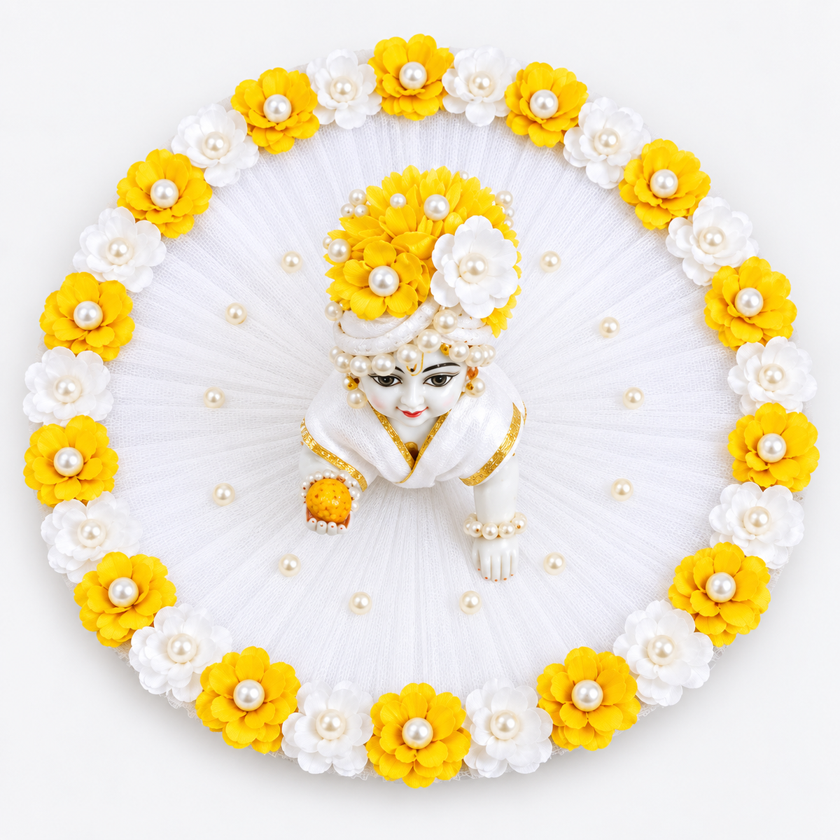 Kanha Ji Deepawali Poshak – Traditional Bal Gopal Dress Yellow