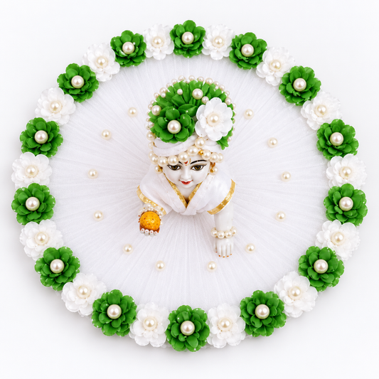 Laddu Gopal Goverdhan Dress – Diwali Special Festive Outfit Green
