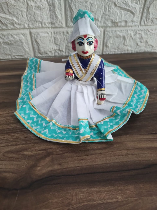 Beautiful Cotton Laddu Gopal Dress with Gota Patti lace (Random color)