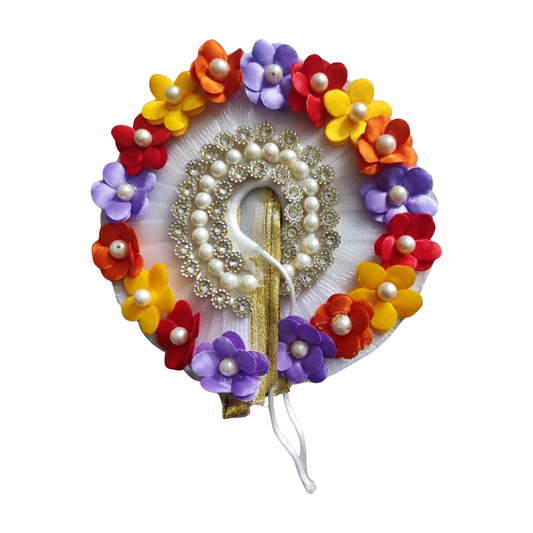 Janmashtmi special Multi color Heavy Poshak with Pagdi for Laddu Gopal ji