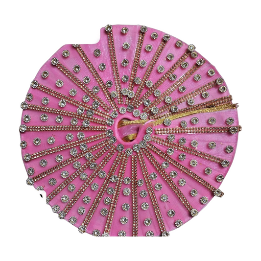 Janmashtmi special Pink Heavy Poshak with Pagdi for Laddu Gopal ji