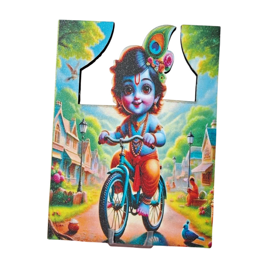 Wooden Cutouts for Laddu Gopal Ji Janmashtami Décor (6Inch)
