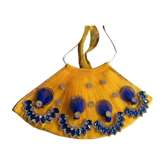 Yellow & blue Mata Rani Fancy Dress