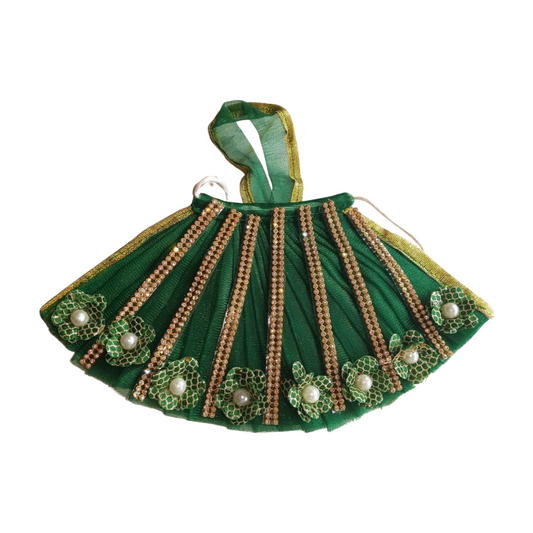 Hariyali Teej special green Mata Rani Dress