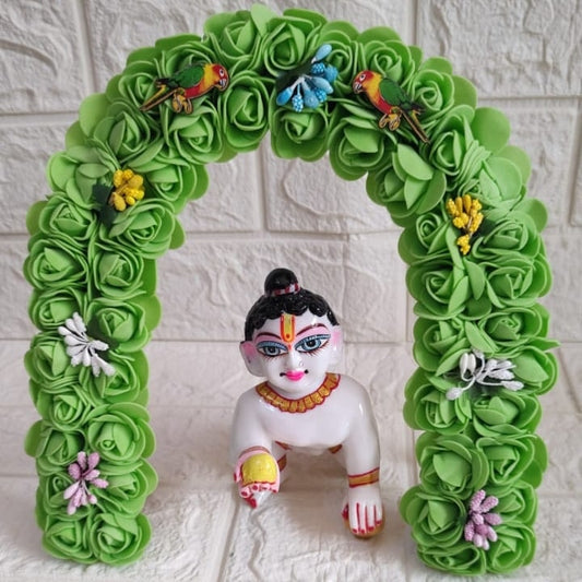 Green Phool Bangla for Laddu Gopal