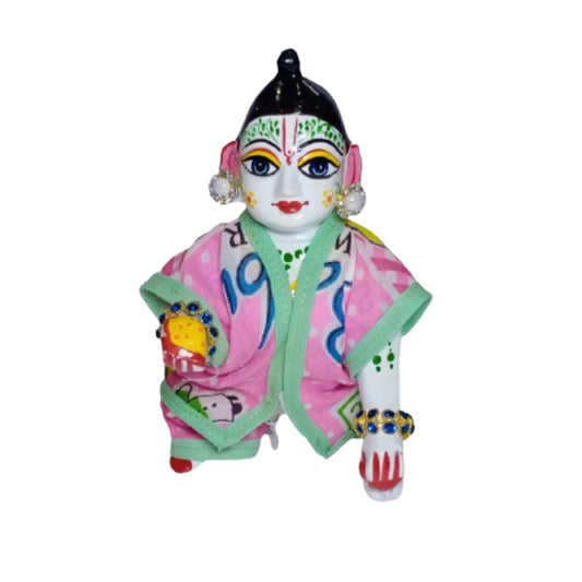 Laddu Gopal Summer Night Suit - Multicolour