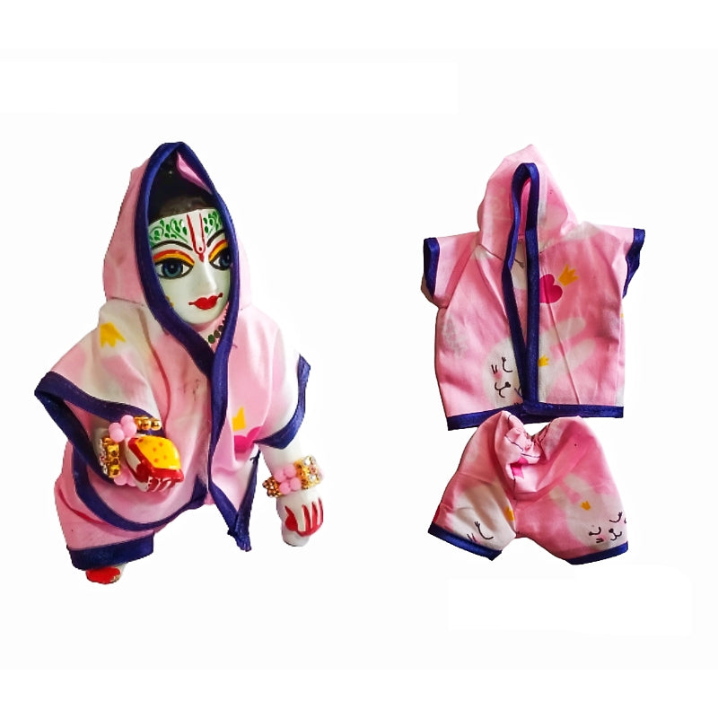 Hoddie for Laddu Gopal / Kanha Ji / Thakur Ji (Multicolor)