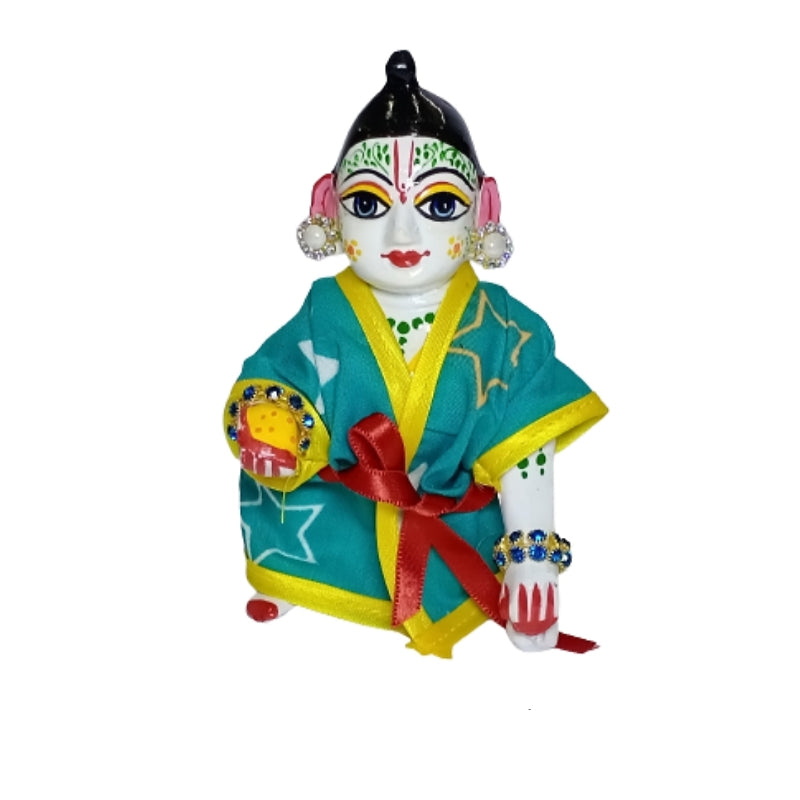 Night Gown for Laddu Gopal / Kanha Ji / Thakur Ji (Multicolor)