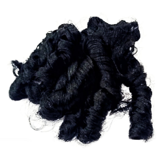 Curly Hairs For Laddu Gopal Black Color