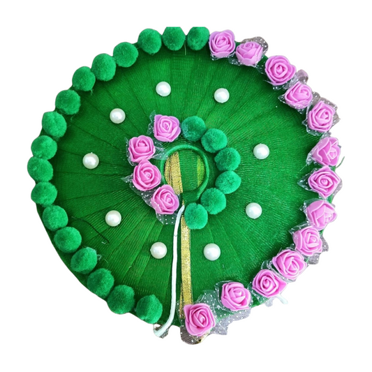 Hariyali Teej special Green Poshak with Pagdi for Laddu Gopal ji
