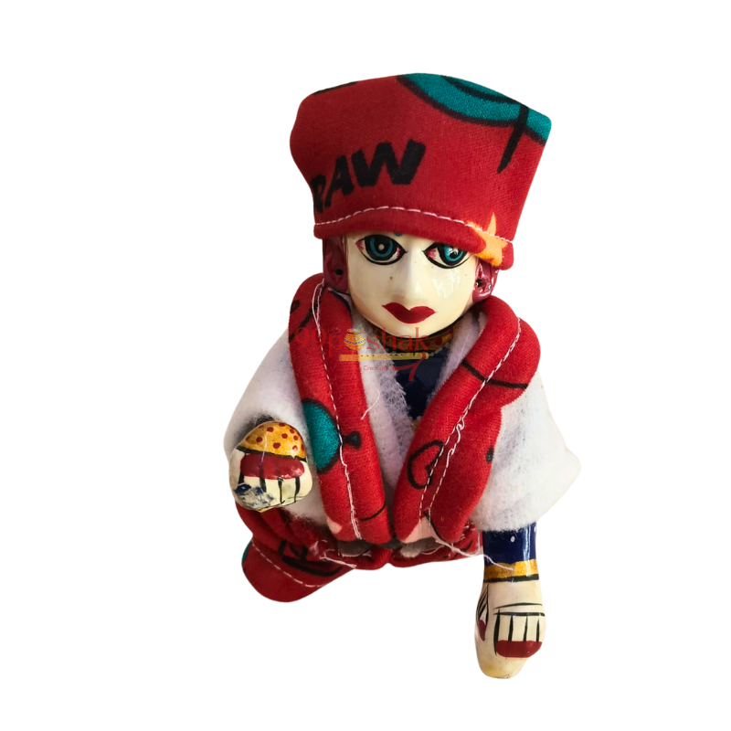 Laddu Gopal Woollen Bib Suit Jumpsuit - Mix Color