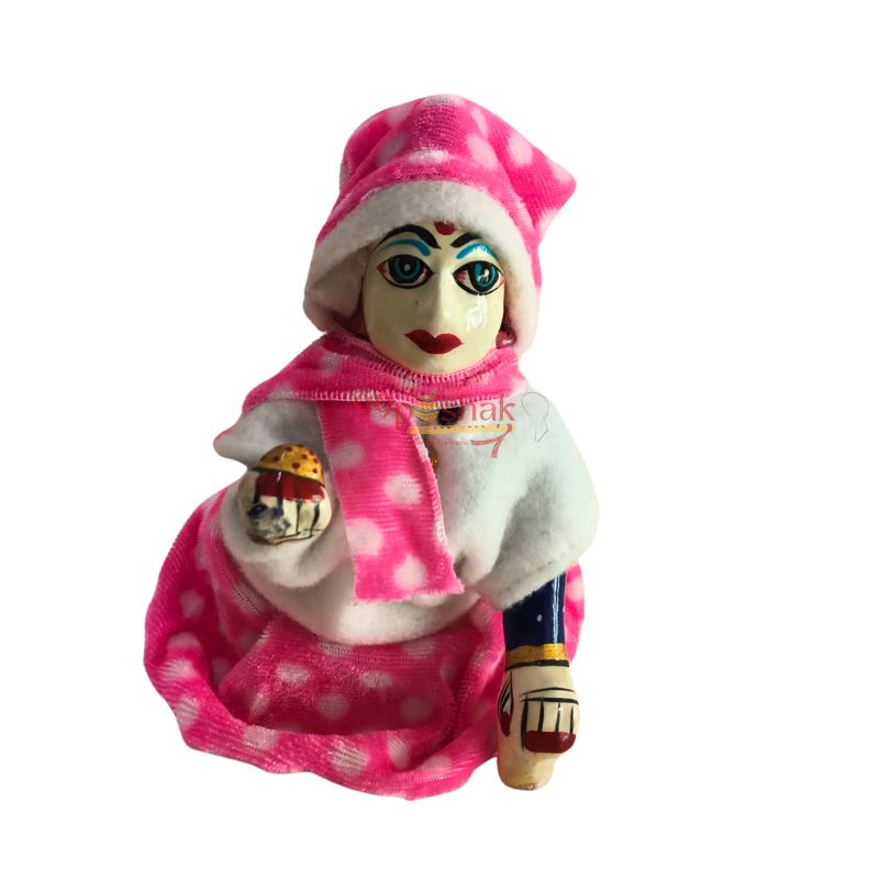 Winter Velvet Kurta Dhoti Patka with Cap for Laddu Gopal