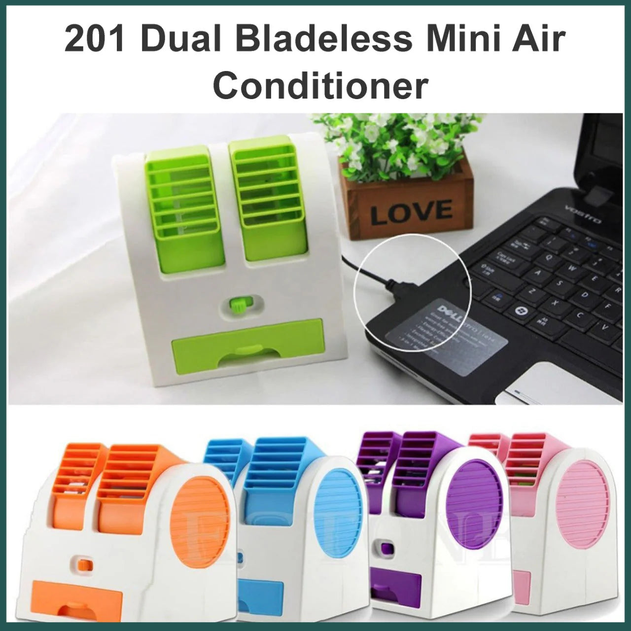 Laddu Gopal Mini USB Fragrance Air Conditioner Cooling Fan