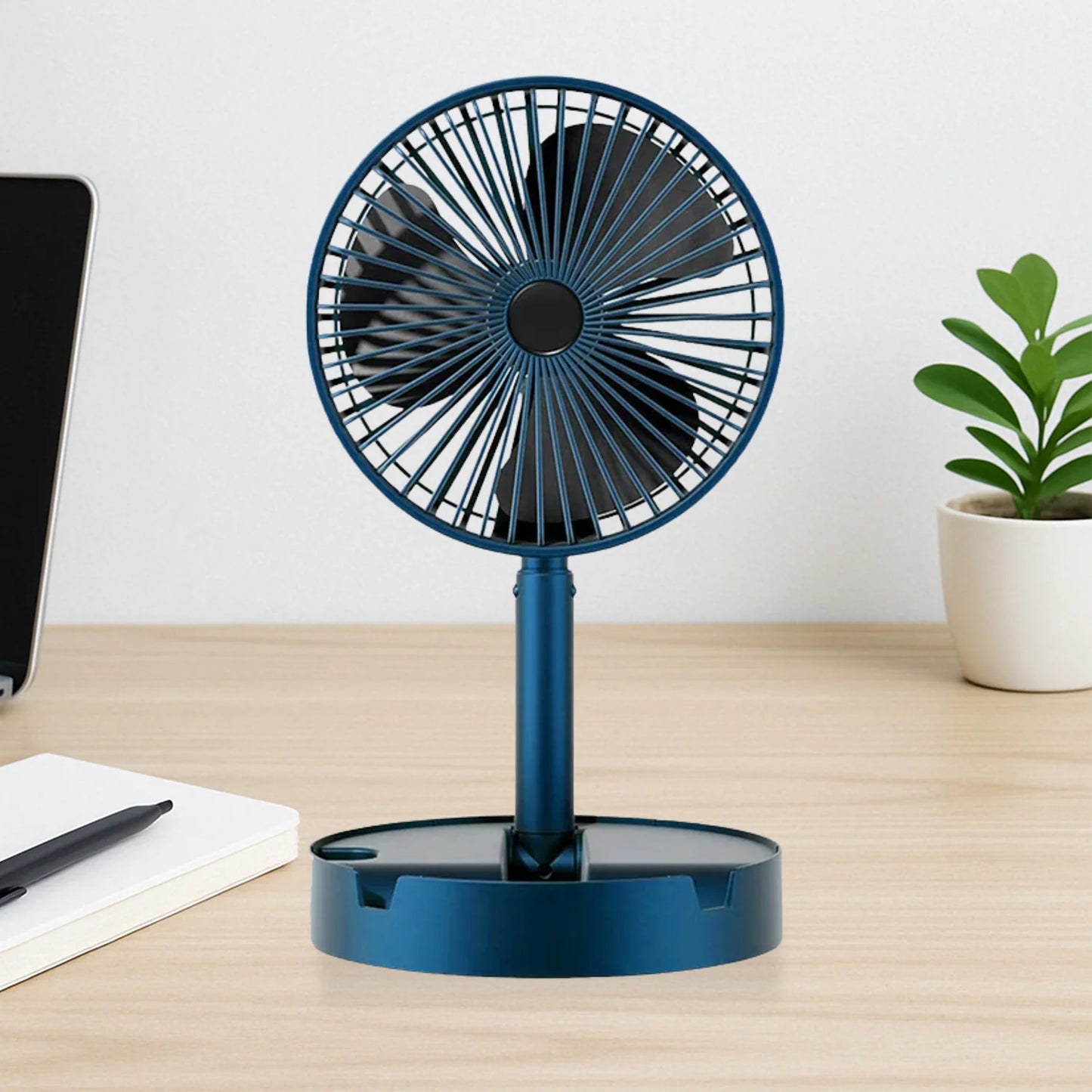 Laddu Gopal Adjustable Portable Desktop Fan - Telescopic Silent Personal Cooling Fan