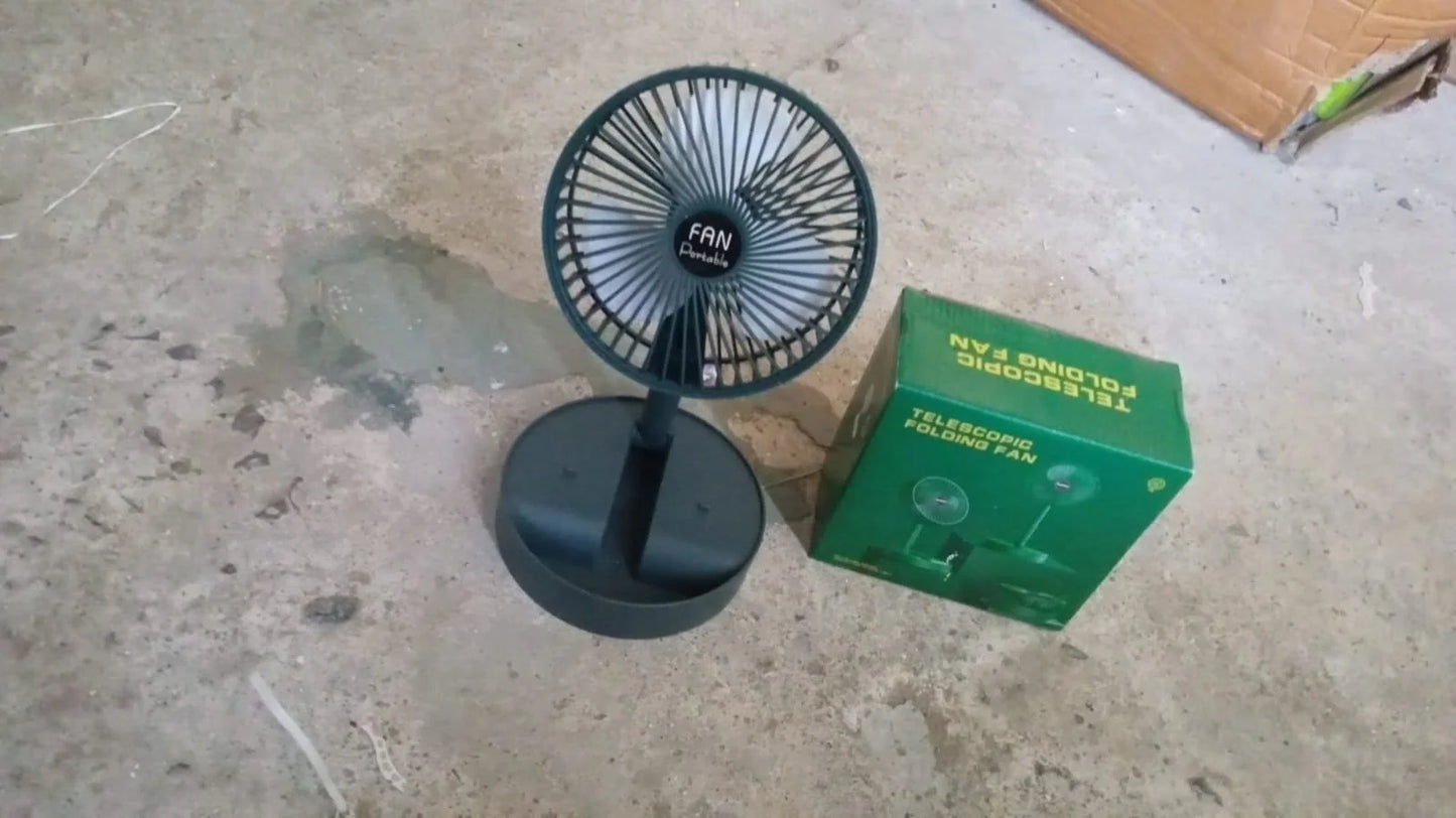 Laddu Gopal Adjustable Portable Desktop Fan - Telescopic Silent Personal Cooling Fan